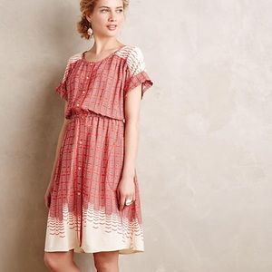 Anthropologie Maeve Veronia shirt dress